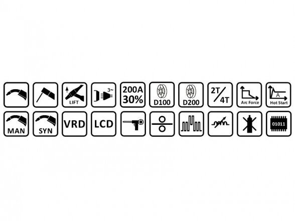 Sherman komplektas - DIGIMIG 210 LCD DOUBLE PULSE sinerginis suvirinimo pusautomatis, 200A, 230V 17