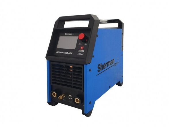 Sherman DIGITIG 200 LCD AC/DC suvirinimo aparatas, 200A, 230V 1