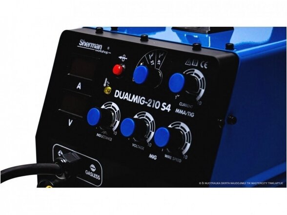 Sherman DUALMIG 210 S4 Suvirinimo pusautomatis, 200A, 230V - komplektacija Mini Factory 2