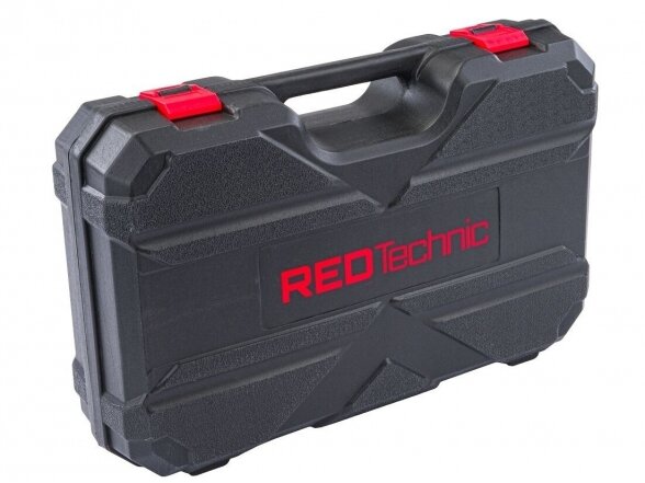 Smūginis gręžtuvas RED TECHNIC RTMWU0094, 2600W, komplekte du griebtuvai (SDS+ ir savaime užsifiksuojantis) 6