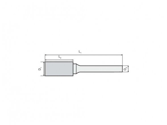 Spartus cilindrinė freza aliuminiui 12,7x25x6/69 ALU 1