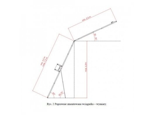 Stogdengio liftas DRABEST, 12 m, saulės baterijoms 10