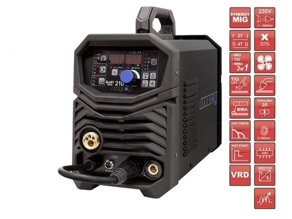 MIG/MAG SPARTUS® EasyMIG 210 inverter welder