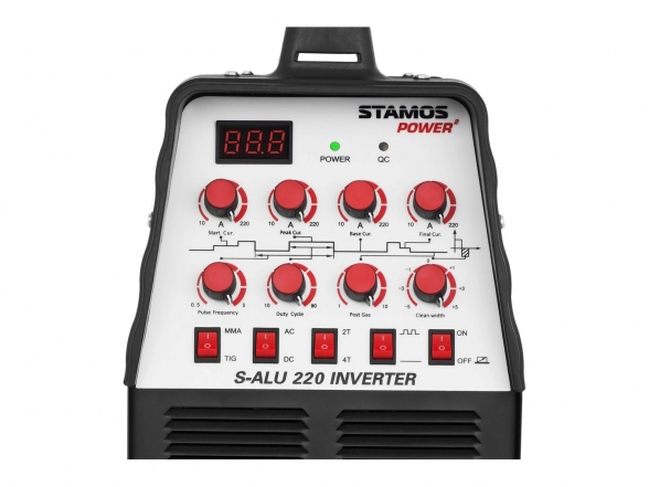 STAMOS GERMANY S-ALU 220 Suvirinimo aparatas TIG (AC/DC), 220A, 230V 4