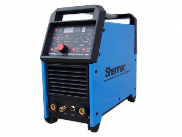 Sherman DIGITIG200GD Pulse AC/DC TIG Suvirinimo aparatas, 200A, 230V