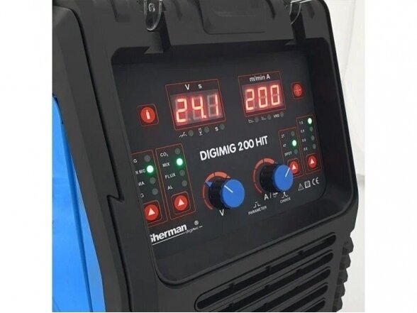 Suvirinimo pusautomatis Sherman DIGIMIG 200 HIT, 200A, 230V - komplektacija Mini Factory 4