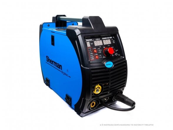 Synergic inverter DIGIMIG 225GDS welding machine