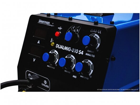 Sherman DUALMIG 210 S4 inverter welder 2