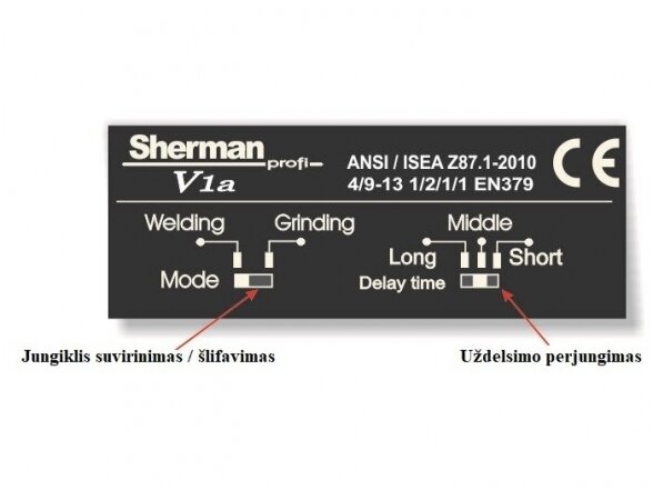 Sherman-profi V1a сварочный шлем 1