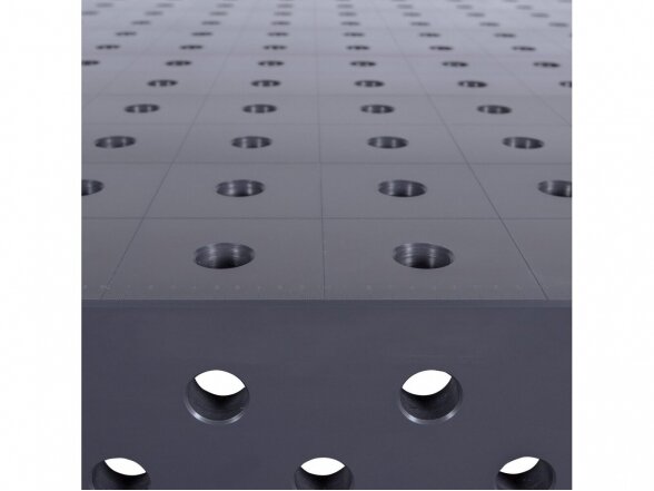 Suvirinimo stalas Spartus MAXIMUS 3D, 2400 x 1200 x 200 mm, 6 kojos 4