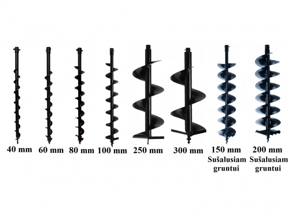 Žemės grąžtas ADA Ground Drill 8, 2,4kW, 71cm³ 5